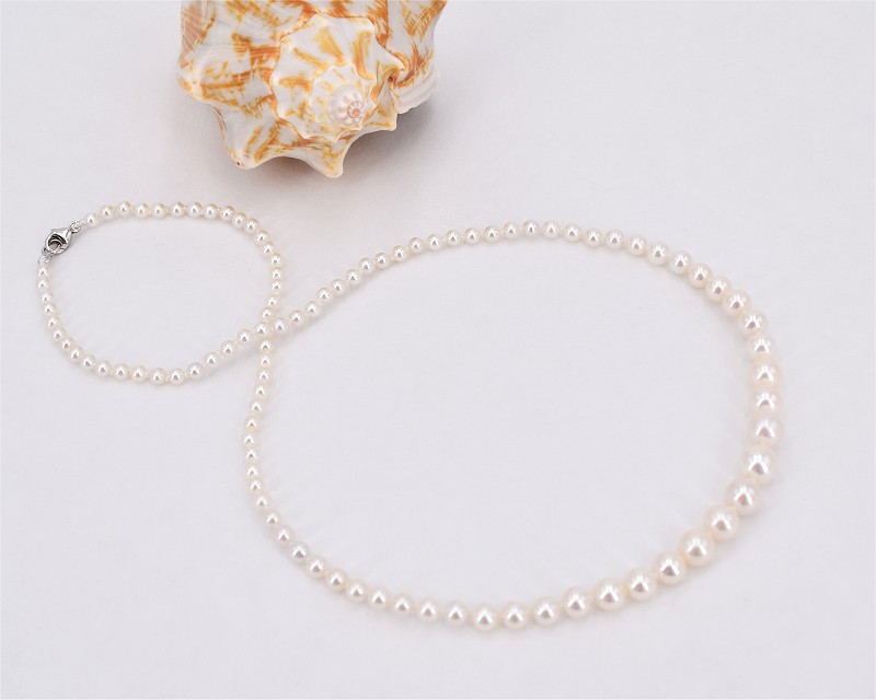 S��wasser Kette wei� bei Edelkontor