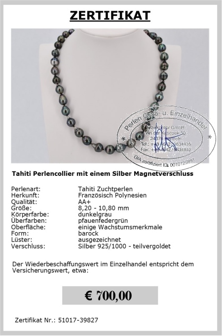 Tahiti Perlencollier bei Edelkontor