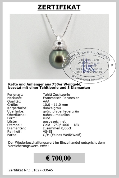 Tahiti Collier vom Edelkontor