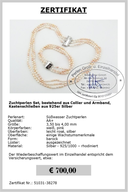 Perlen Set vom Edelkontor