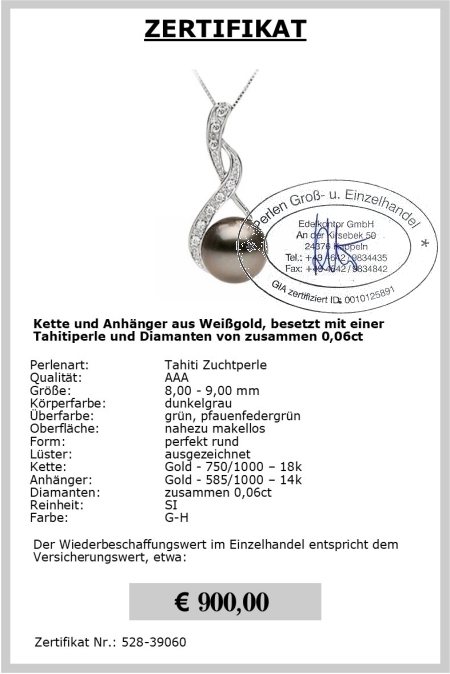 Perlen Anhnger Lata vom EdelKontor