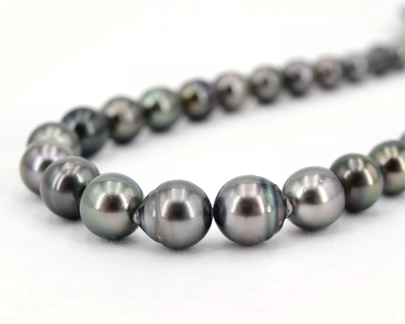 8.2-10.8 mm AAA Tahiti Zuchtperlen Gold 750 / 18K inkl. Zertifikat