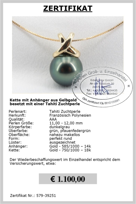Tahitiperlen Anhnger bequem online bestellen