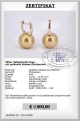 Goldene S�dsee Perlohrringe 10-11mm - Edelkontor