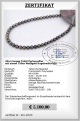 8.0-10.0 mm AA+/AAA Tahiti Perlenkette Gold 750 / 18K inkl. Zertifikat
