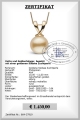 Perlen Anhnger aus 585er Gelbgold  vom Edelkontor