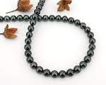 Tahitiperlen Halskette<br>Perlen Größe<br>9.8 - 10.9 mm