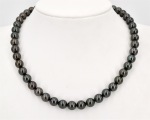 8.0-9.0 mm AAA Tahitiperlen Perlenkette 750er Gold - Edelkontor