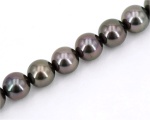 Tahitiperlen Perlencollier, 46cm, 8.1 - 10.1 mm, AA+/AAA Qualit�t