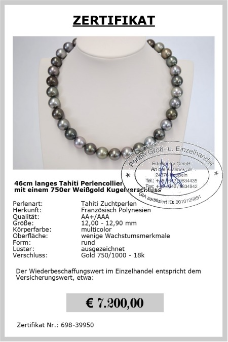 Tahiti Perlenkette multicolor sicher online bestellen