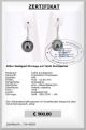 Gr�ne Tahitiperlen Ohrringe 9.0 - 10.0 mm - Edelkontor