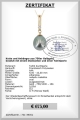 Tahiti Perlen Schmuck mit Diamant und Goldkette