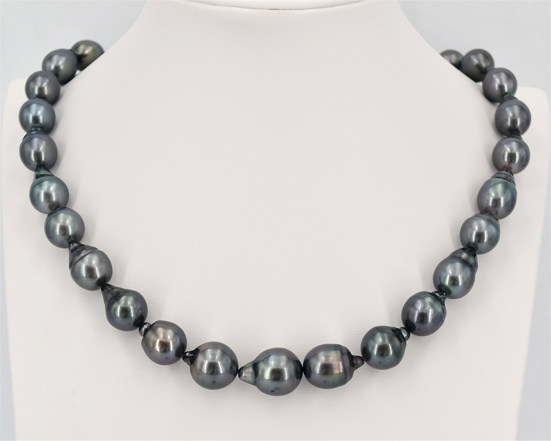 Tahiti Perlen Halskette direkt von der Perlenfarm